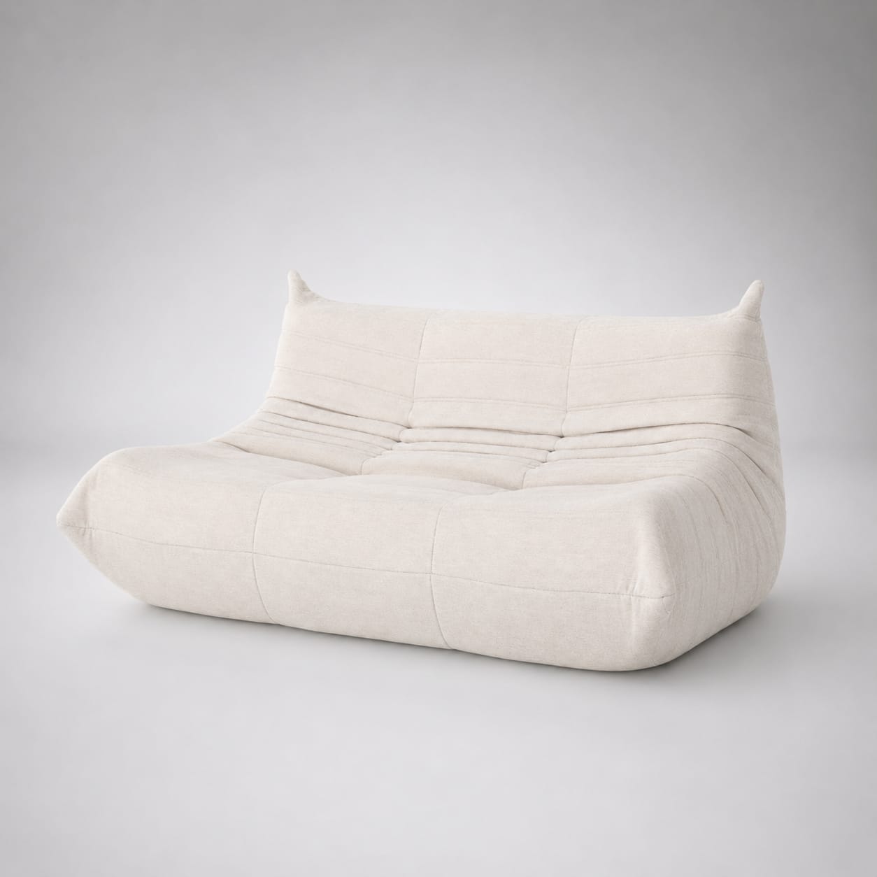 2 Seater Lounge Chair Beige