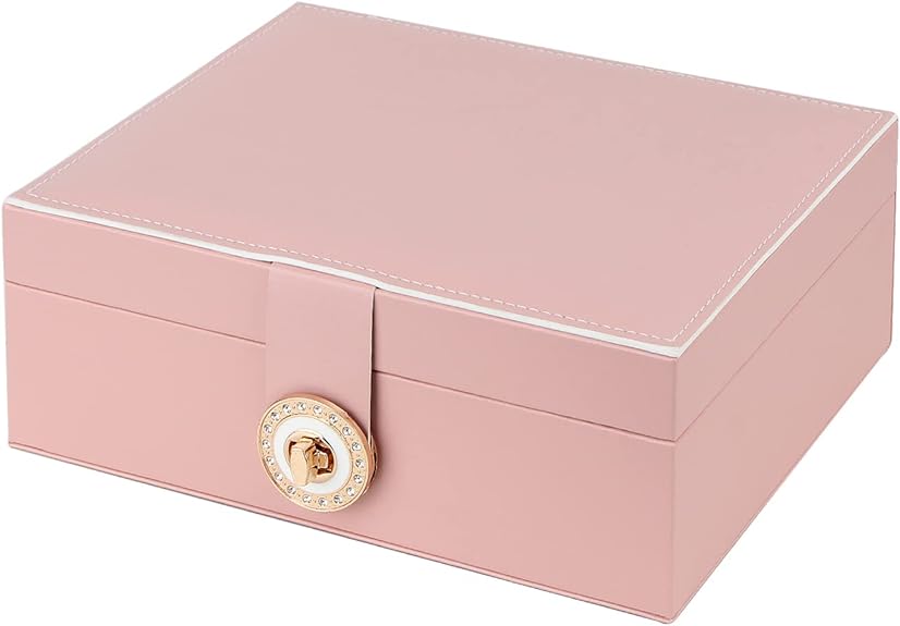 Jewelry Box Large Pink 23.1x17.3x8.9cm