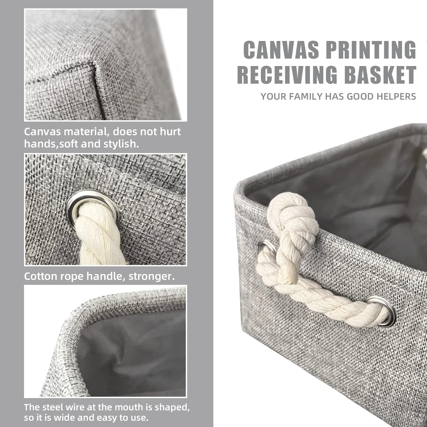 Fabric Storage Basket Small