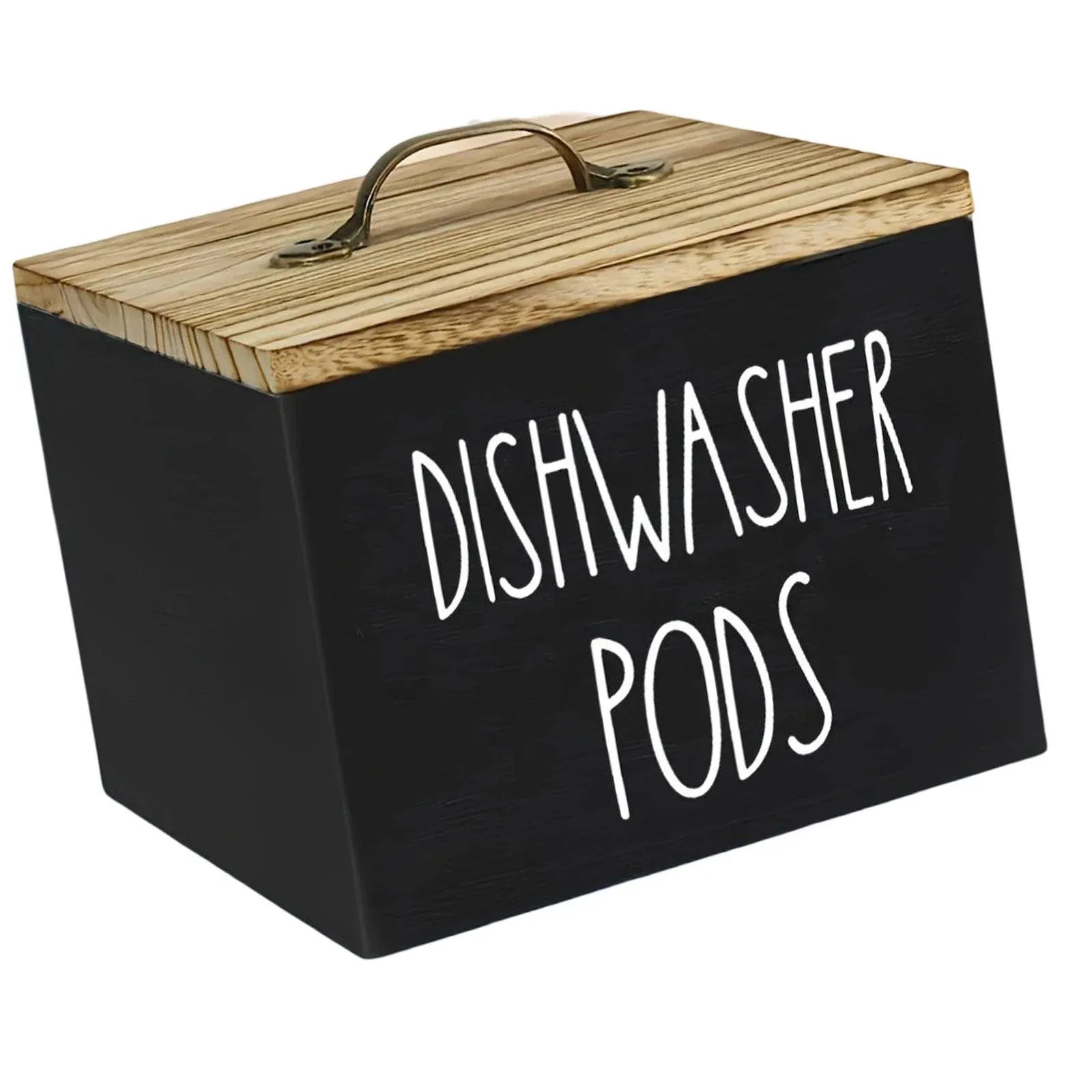 Wooden Storage Box With Lid 14x13cm