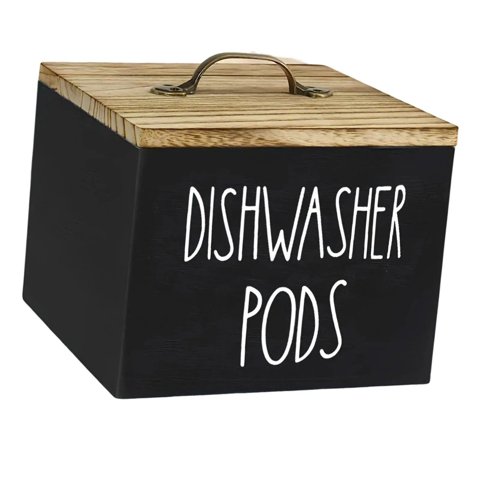 Wooden Storage Box With Lid 14x13cm