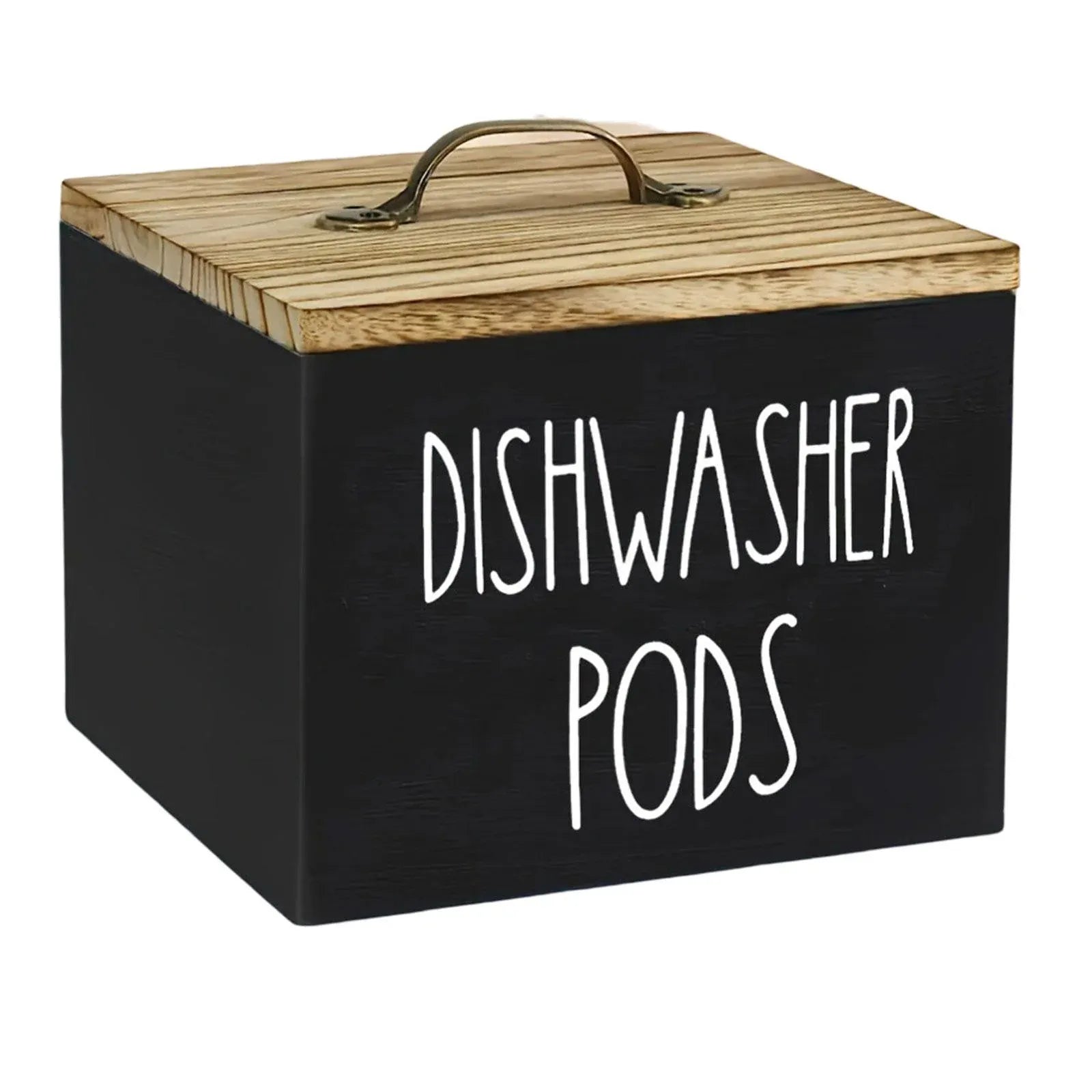 Wooden Storage Box With Lid 14x13cm