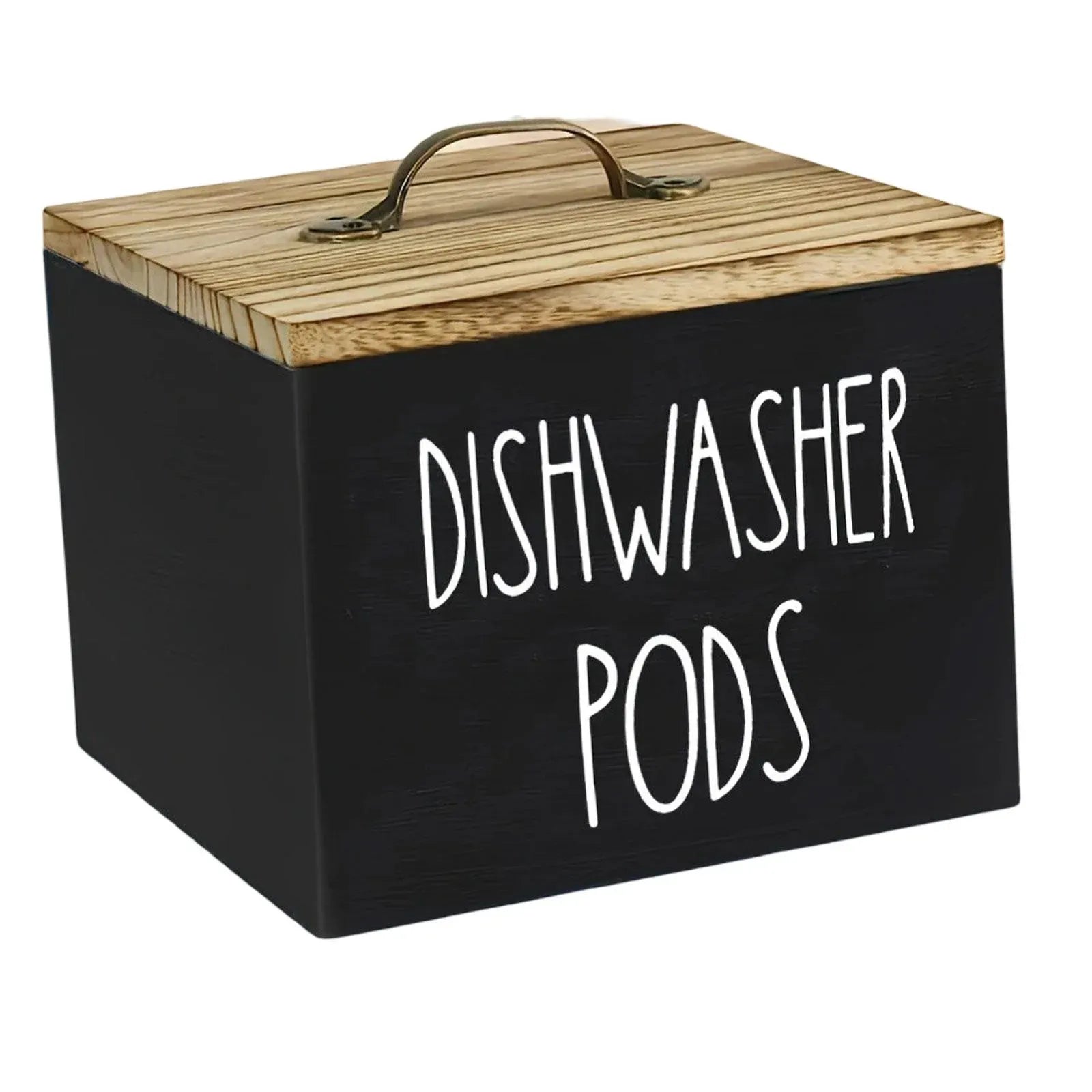 Wooden Storage Box With Lid 14x13cm