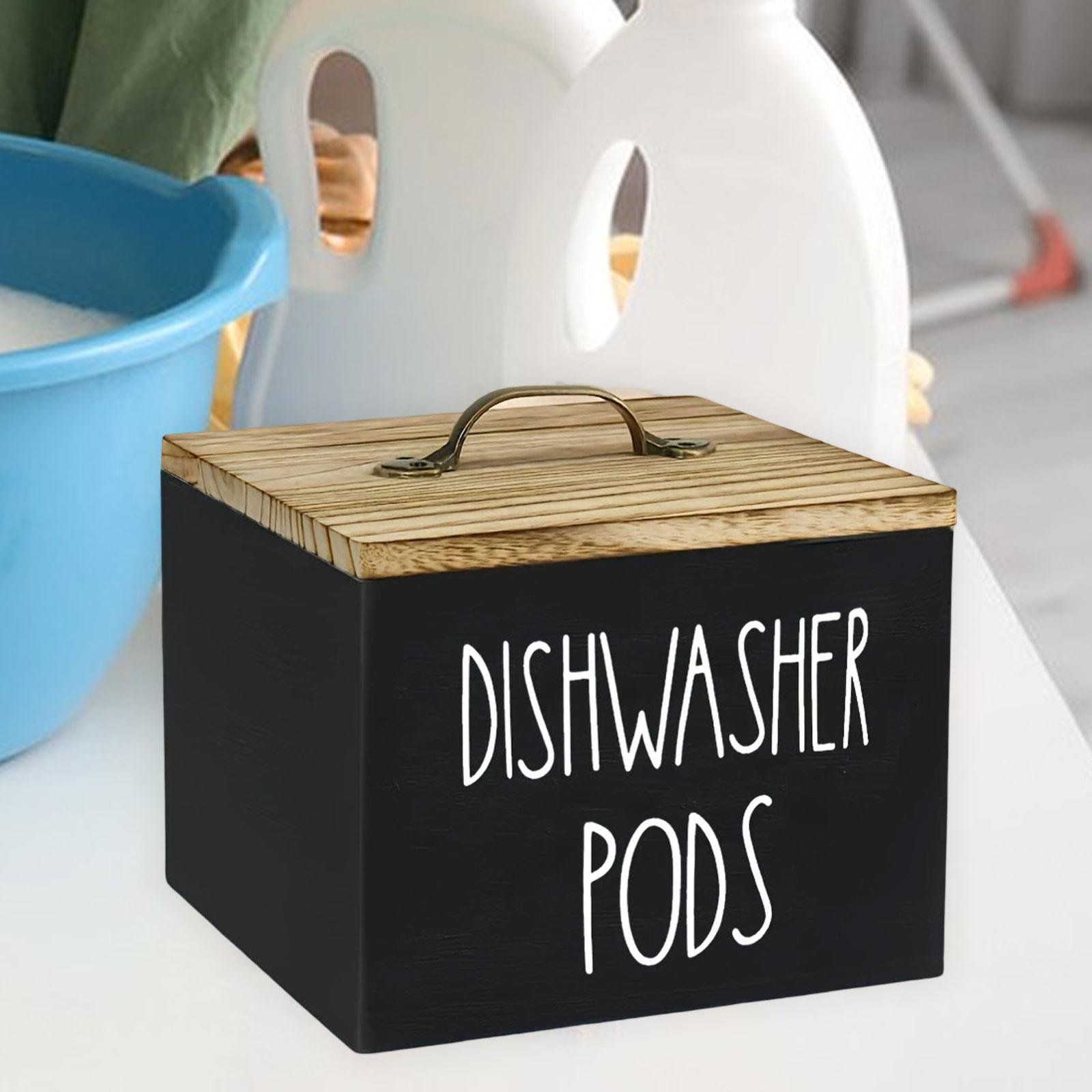 Wooden Storage Box With Lid 14x13cm