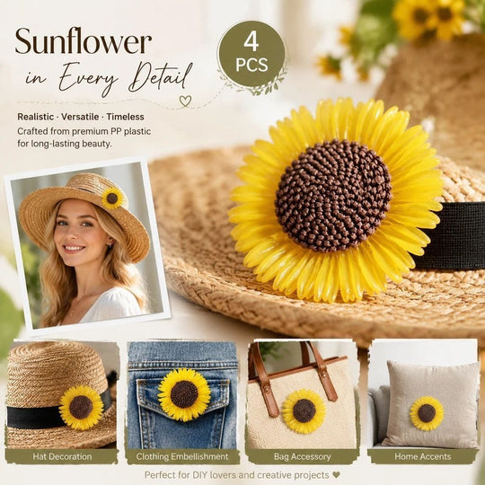 Boho Artificial Sunflower Daisy Craft Ornaments - Artificial Flowers & Plants