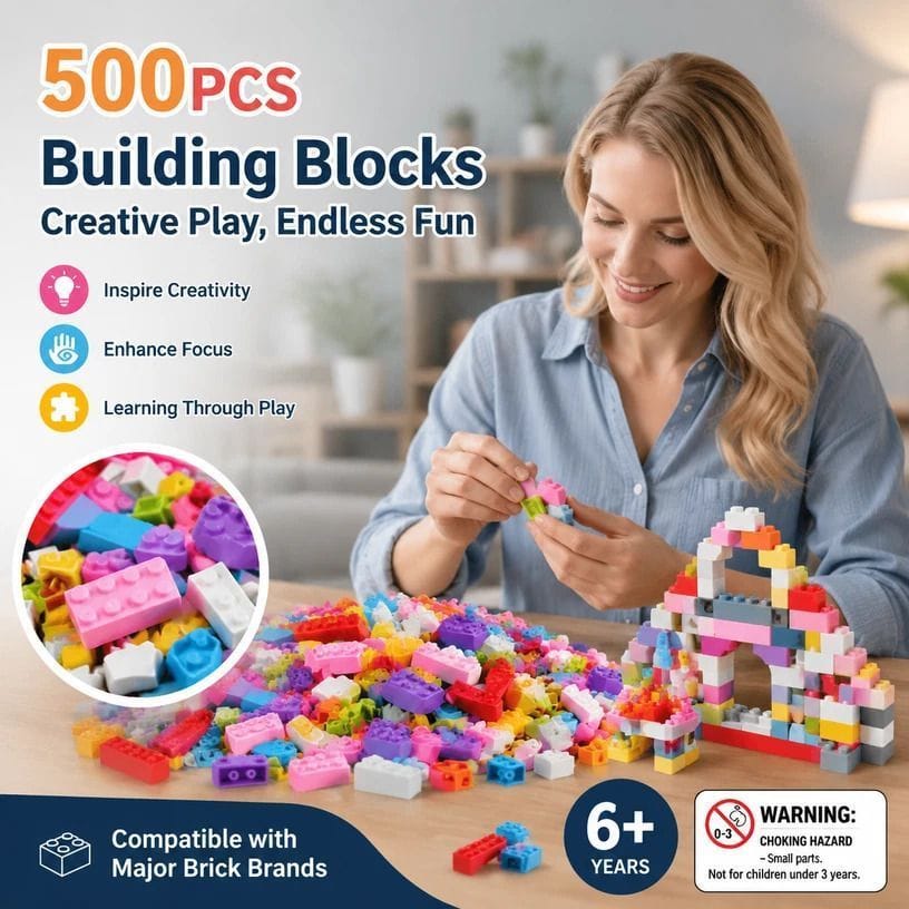 Mini Building Blocks 500pc DIY Puzzle Toy | Simpledeals