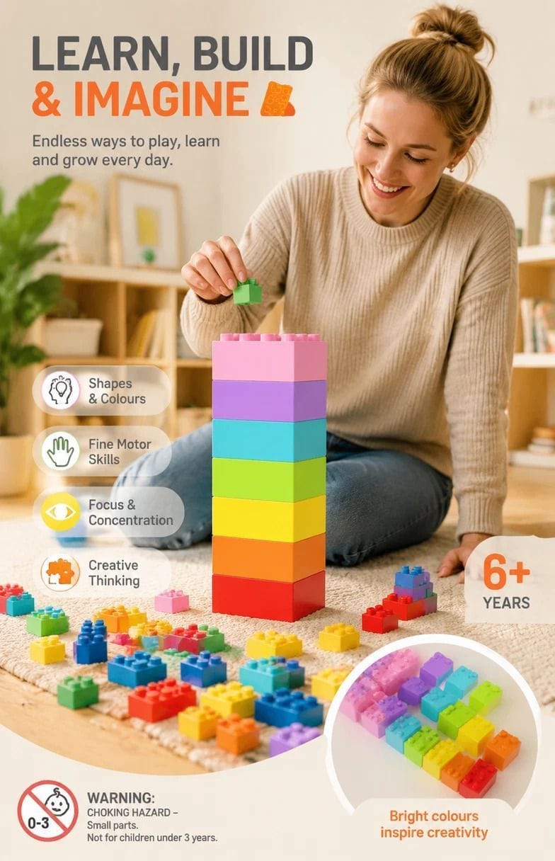 Mini Building Blocks 500pc DIY Puzzle Toy | Simpledeals