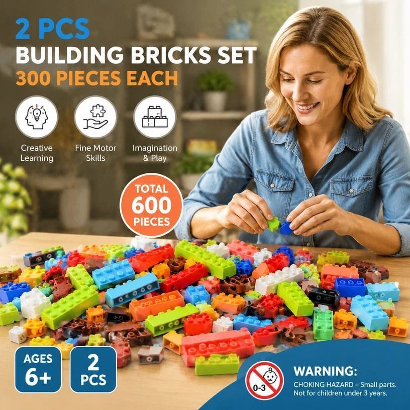 Mini Building Blocks 300pc DIY Puzzle 2 Pack | Simpledeals