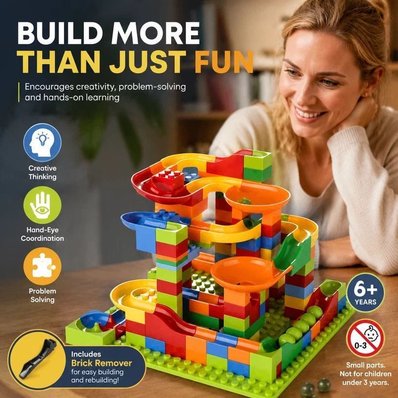 Marble Run Building Blocks 168pcs Kids Toy | Simpledeals