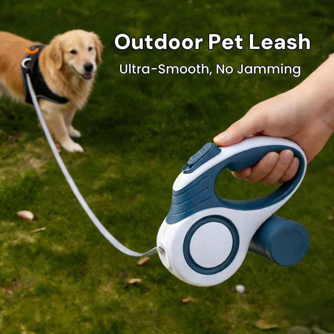 Retractable Dog Leash 3m One-Click Lock | Simpledeals