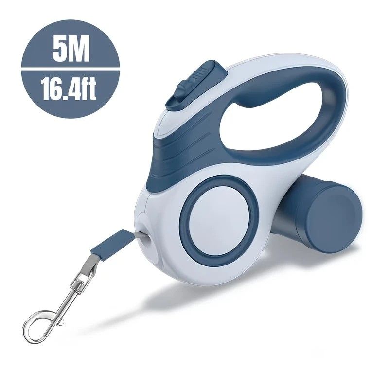 Retractable Dog Leash 5m One-Click Lock | Simpledeals