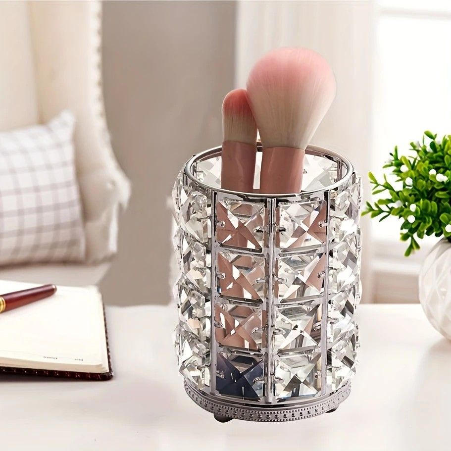 Crystal Pen Holder Makeup Brush Organiser | Simpledeals