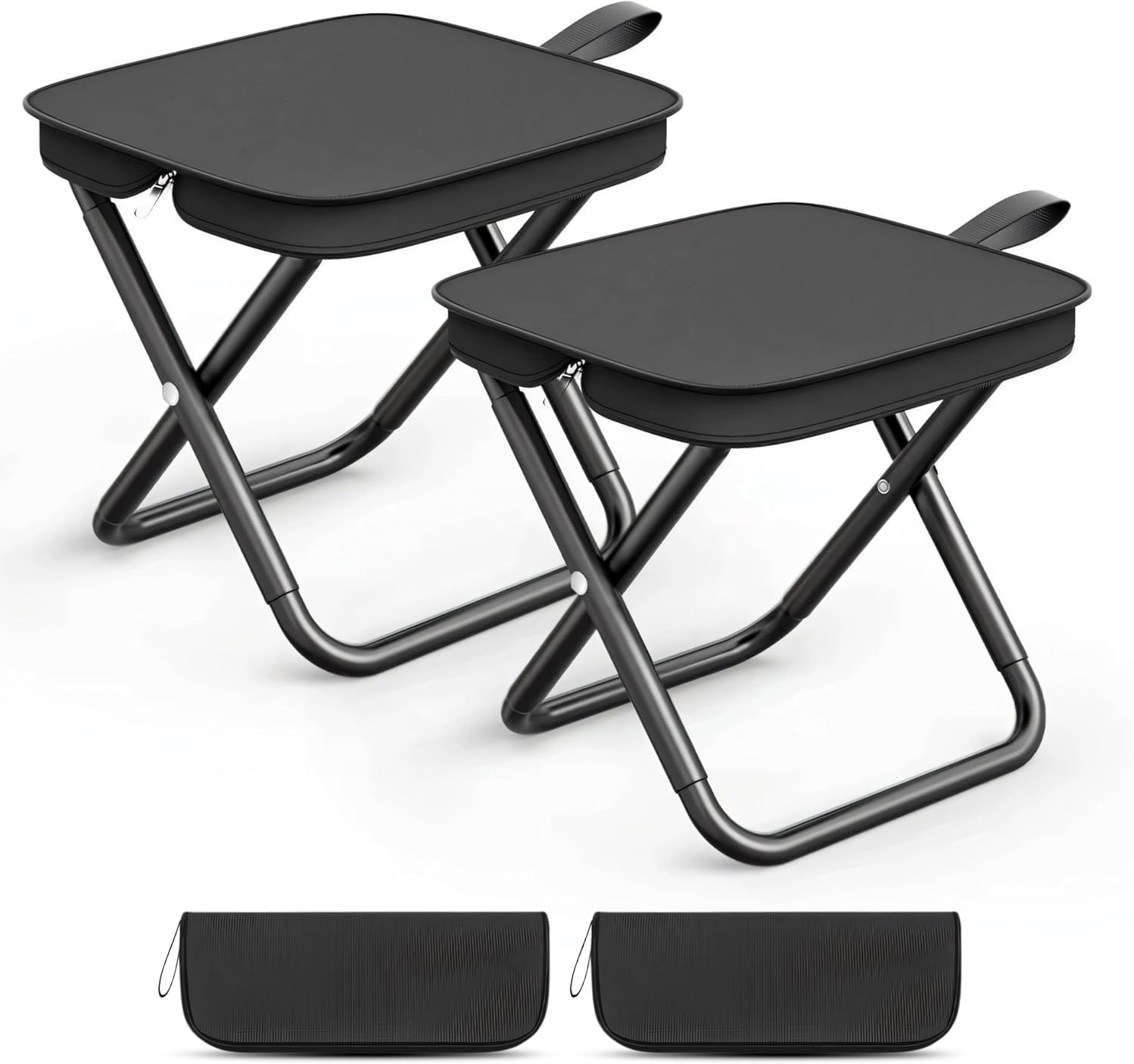 Folding Camping Stool Portable Ultralight 2 Pack | Simpledeals
