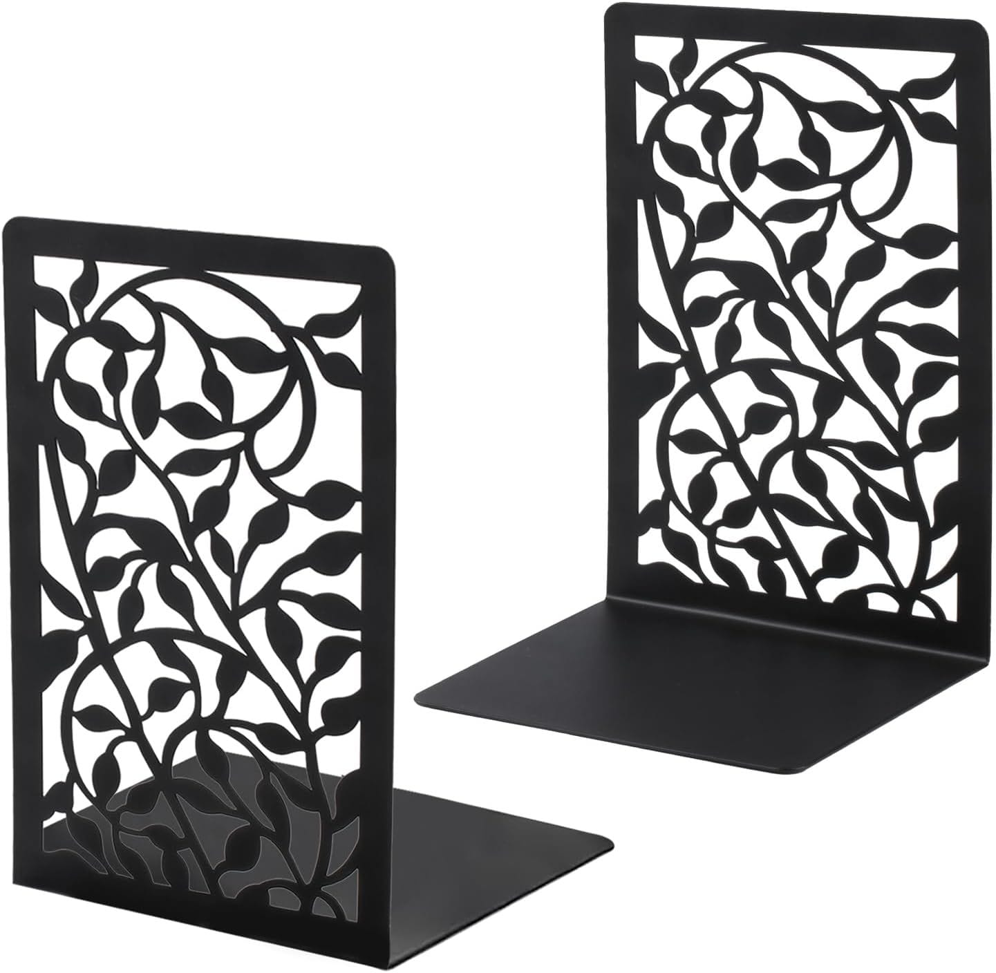 Metal Bookends Black