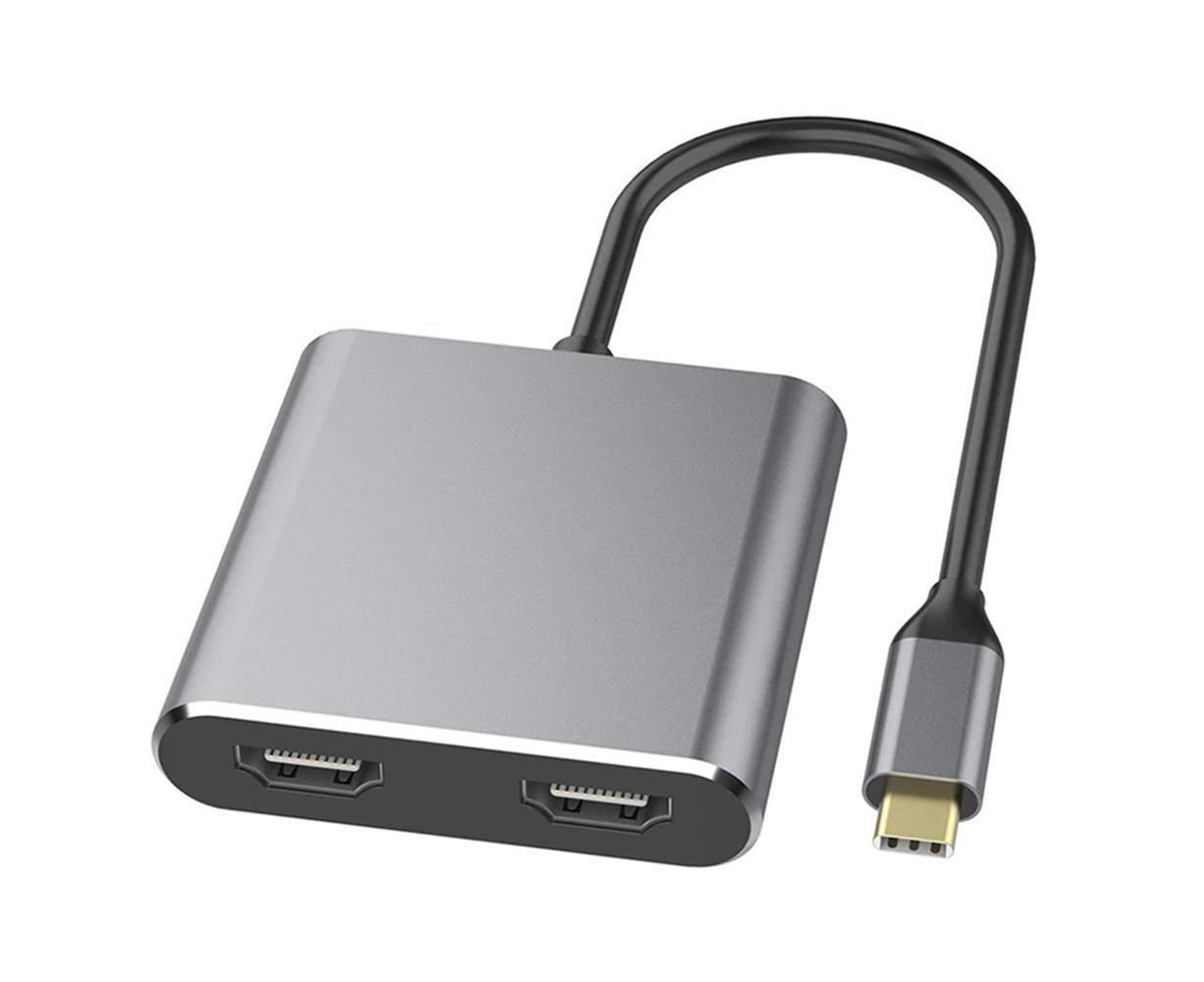 USB-C Dual HDMI 4K Display Adapter MacBook | Simpledeals