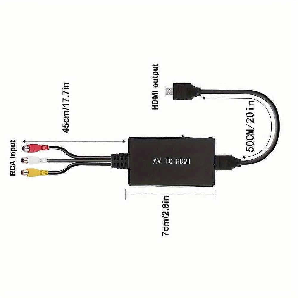 RCA to HDMI Converter 1080P DVD Gaming TV | Simpledeals
