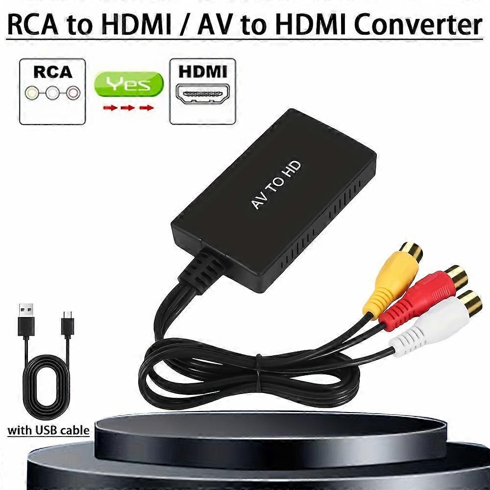 RCA to HDMI Converter 1080P DVD Gaming TV | Simpledeals