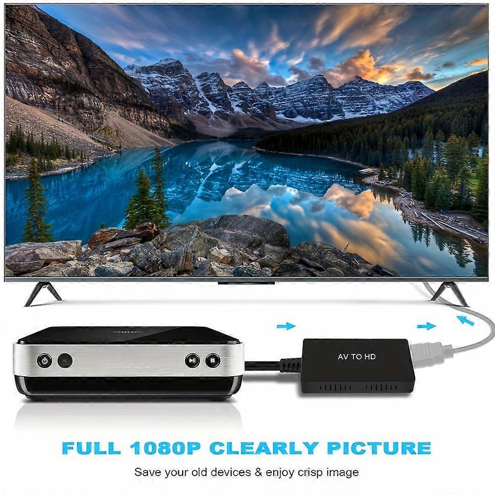RCA to HDMI Converter 1080P DVD Gaming TV | Simpledeals