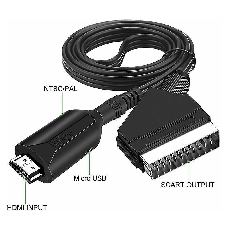 SCART to HDMI Converter DVD PS3 Set-Top Box | Simpledeals