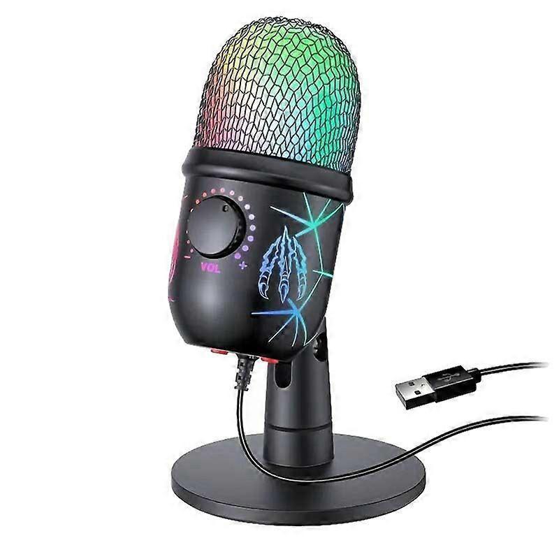 USB Condenser Microphone RGB Gaming Recording | Simpledeals
