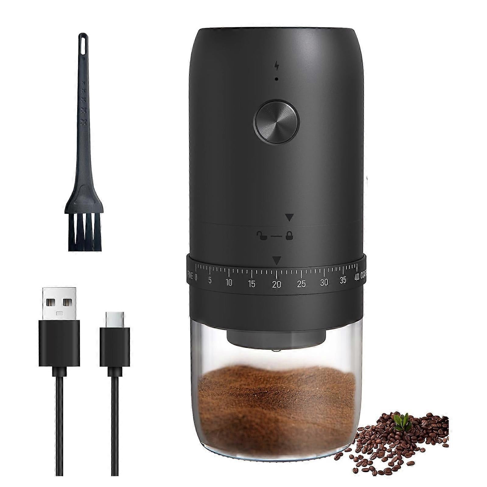 Rechargeable Coffee Grinder 40 Settings Compact | Simpledeals