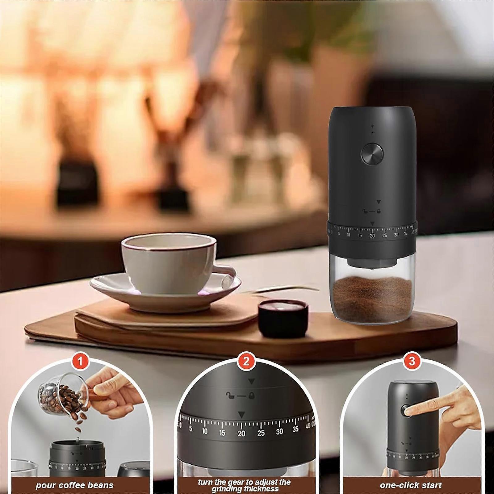 Rechargeable Coffee Grinder 40 Settings Compact | Simpledeals