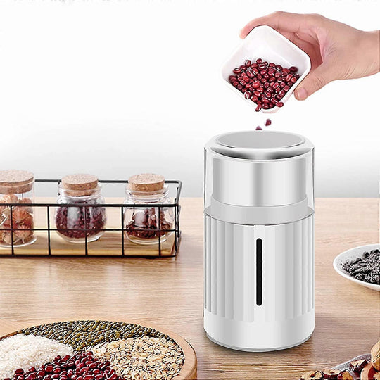 Home & Garden - Electric Coffee Spice Grinder Steel Blades
