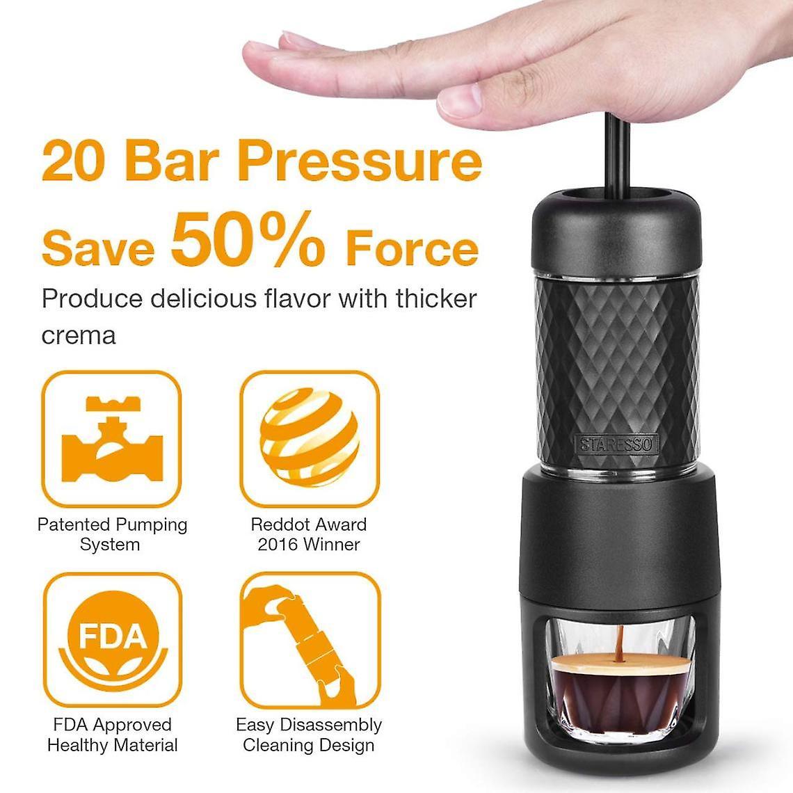 Manual Coffee Grinder Capsule Maker Combo | Simpledeals