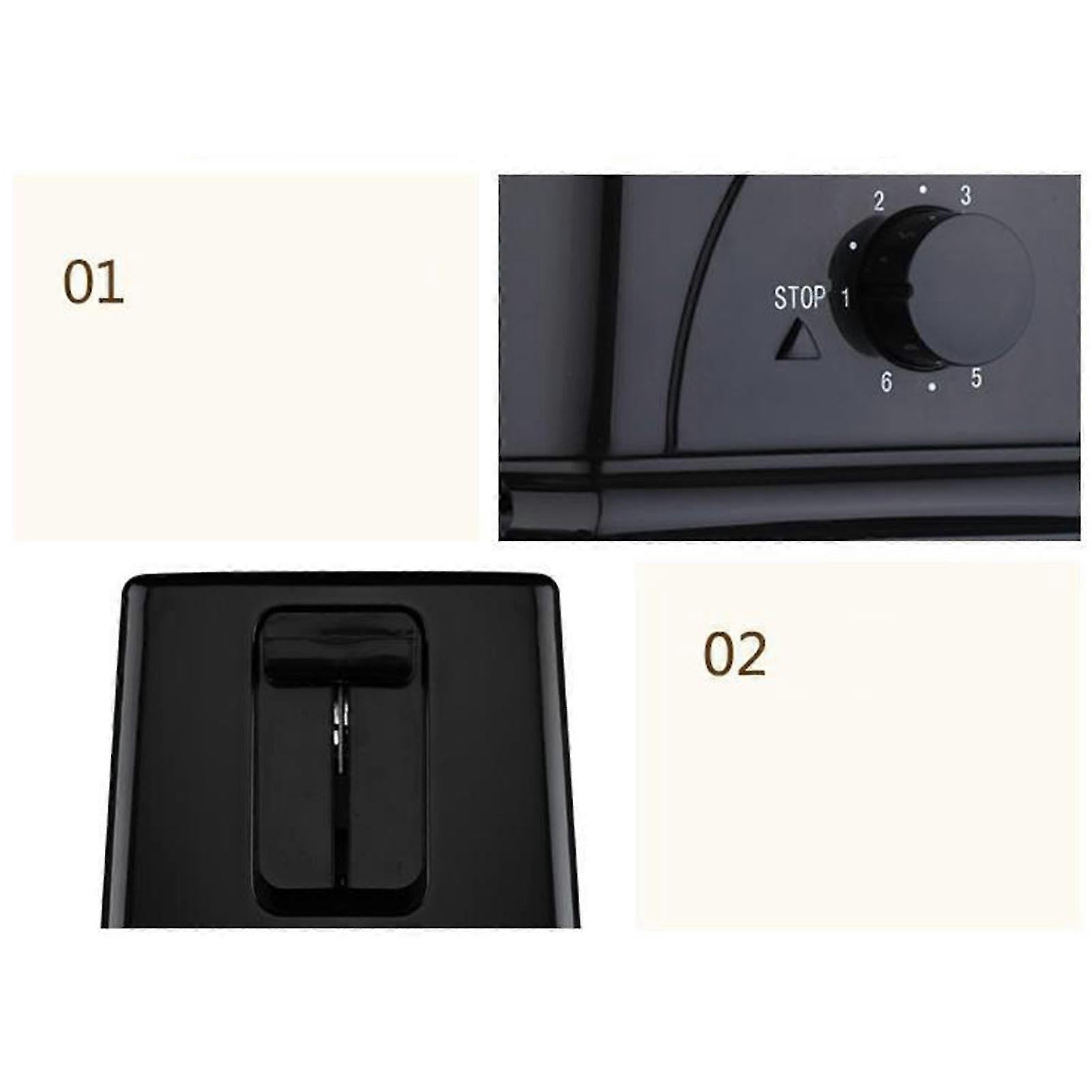 2-Slice Stainless Steel Toaster Wide Slot | Simpledeals