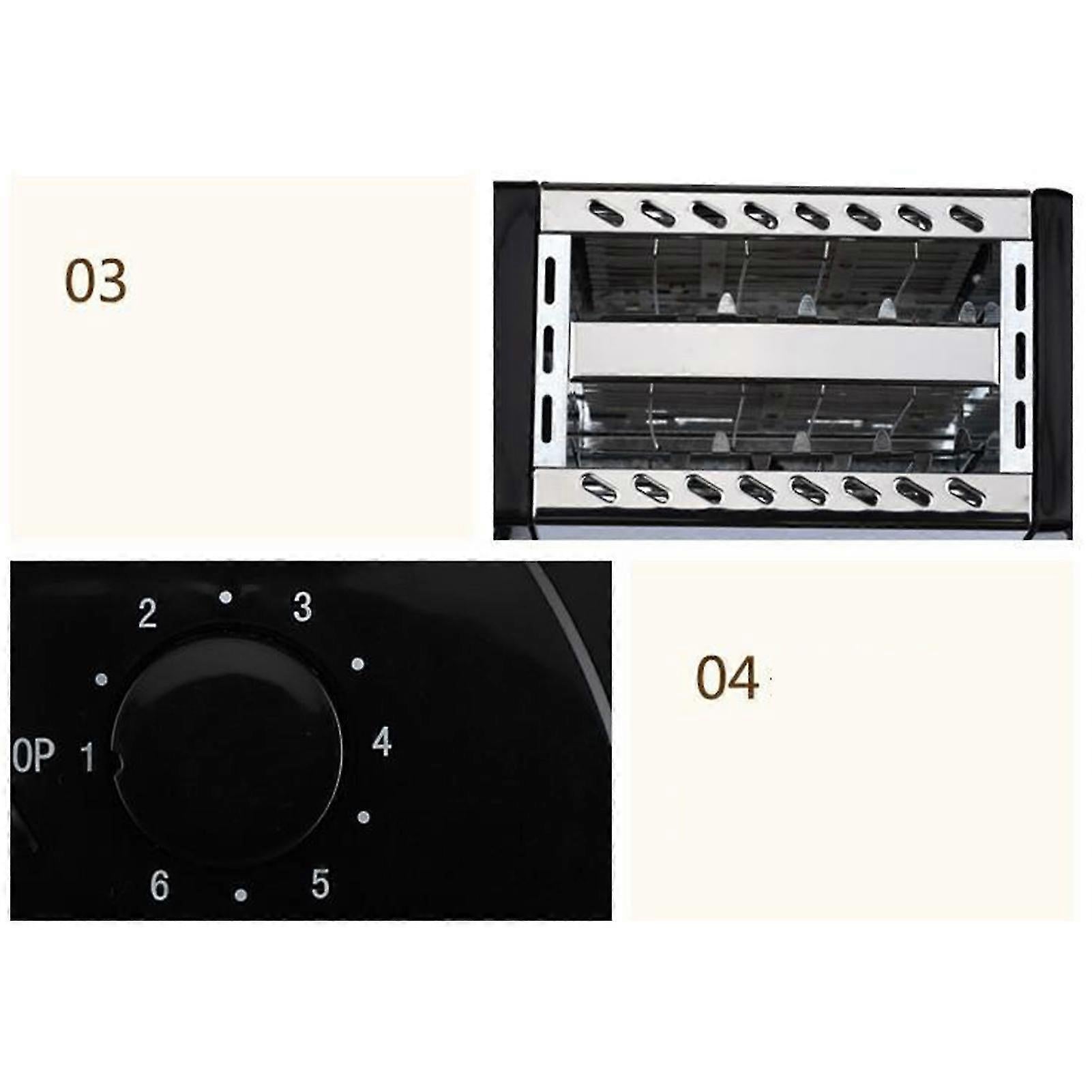 2-Slice Stainless Steel Toaster Wide Slot | Simpledeals