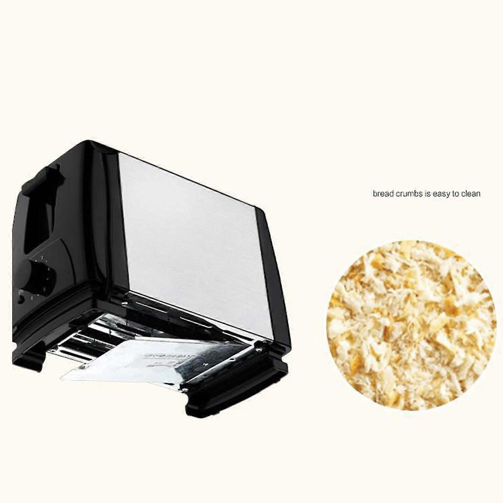 2-Slice Stainless Steel Toaster Wide Slot | Simpledeals