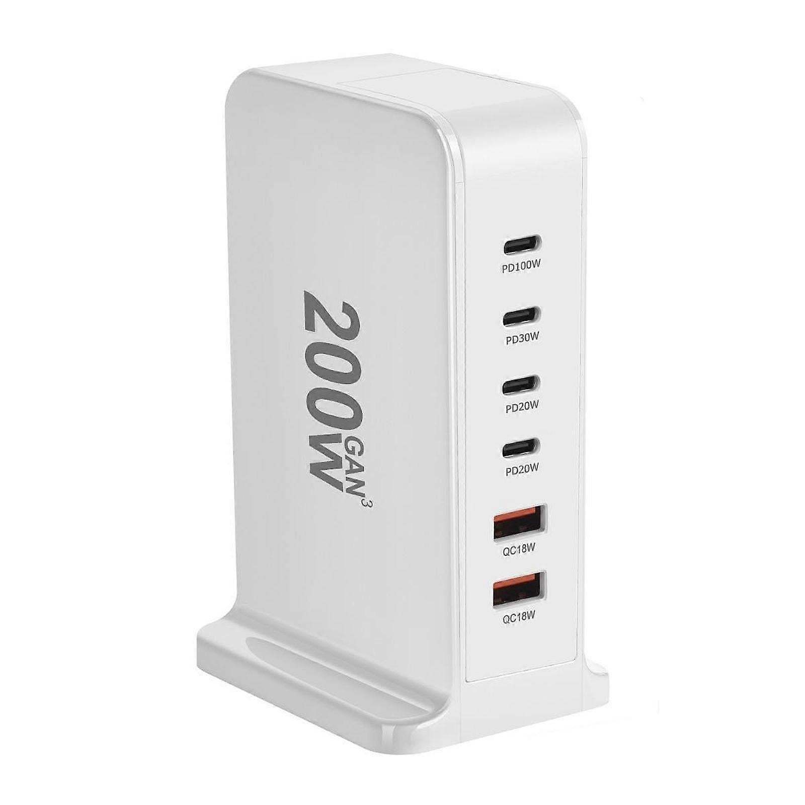 200W USB-C Desktop Charging Station 6-Port | Simpledeals