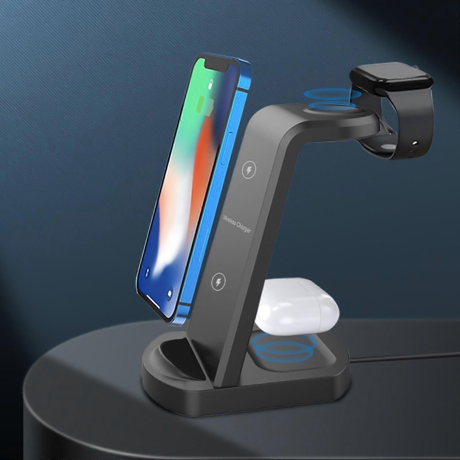 3-in-1 Wireless Charging Station iOS Android | Simpledeals
