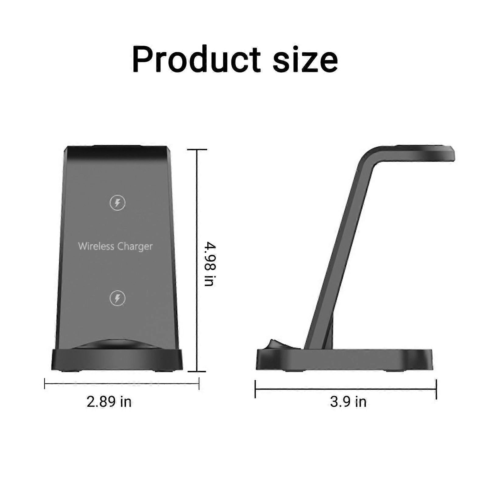 3-in-1 Wireless Charging Station iOS Android | Simpledeals
