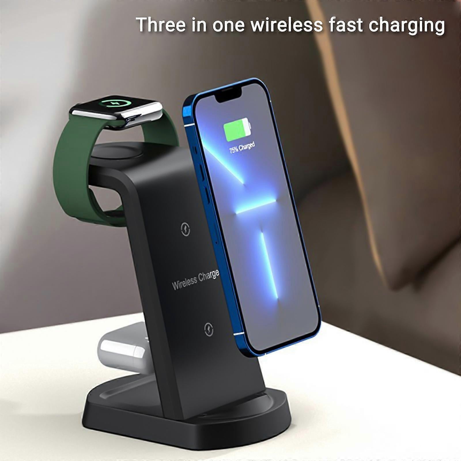 3-in-1 Wireless Charging Station iOS Android | Simpledeals