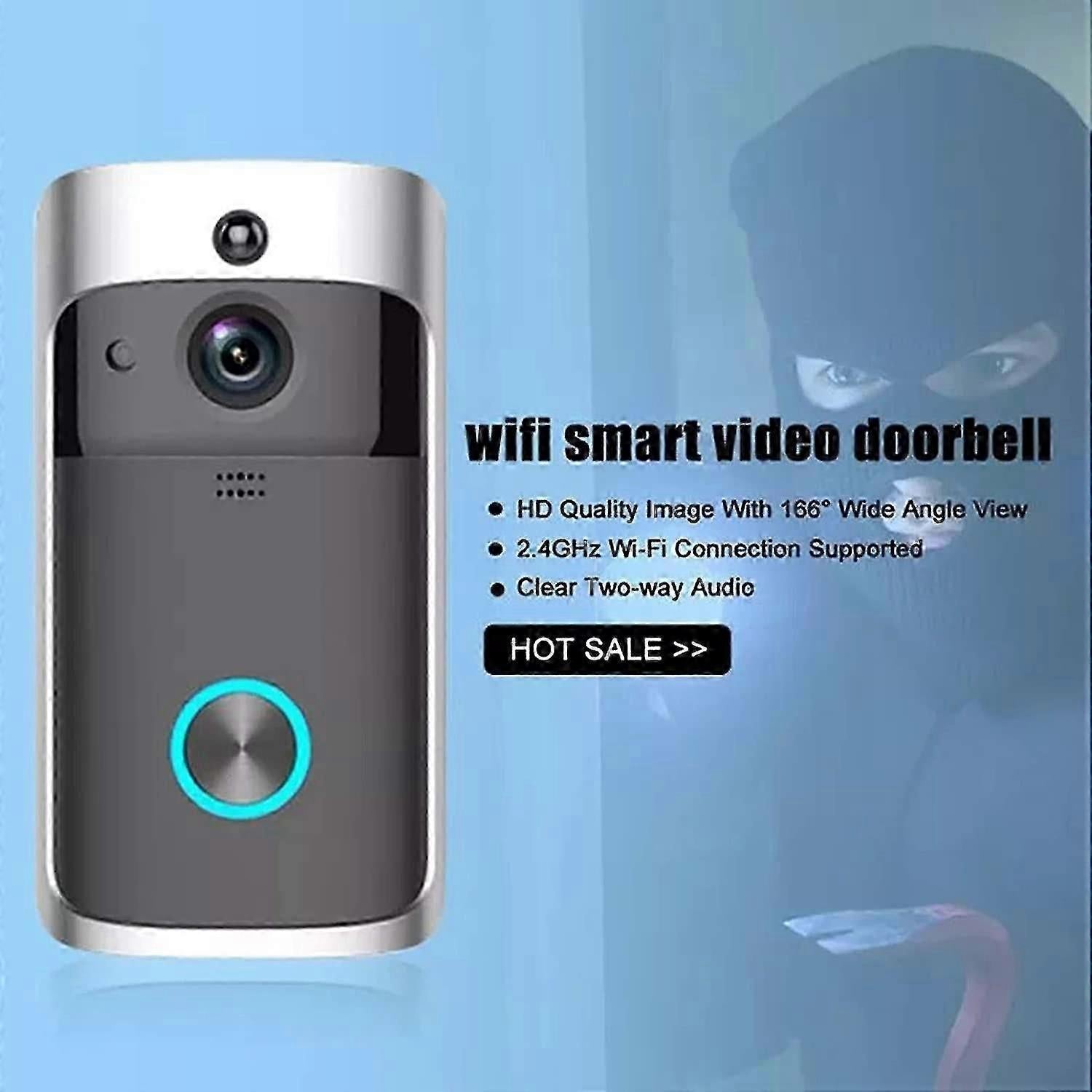 Wireless Video Doorbell Camera Chime | Simpledeals