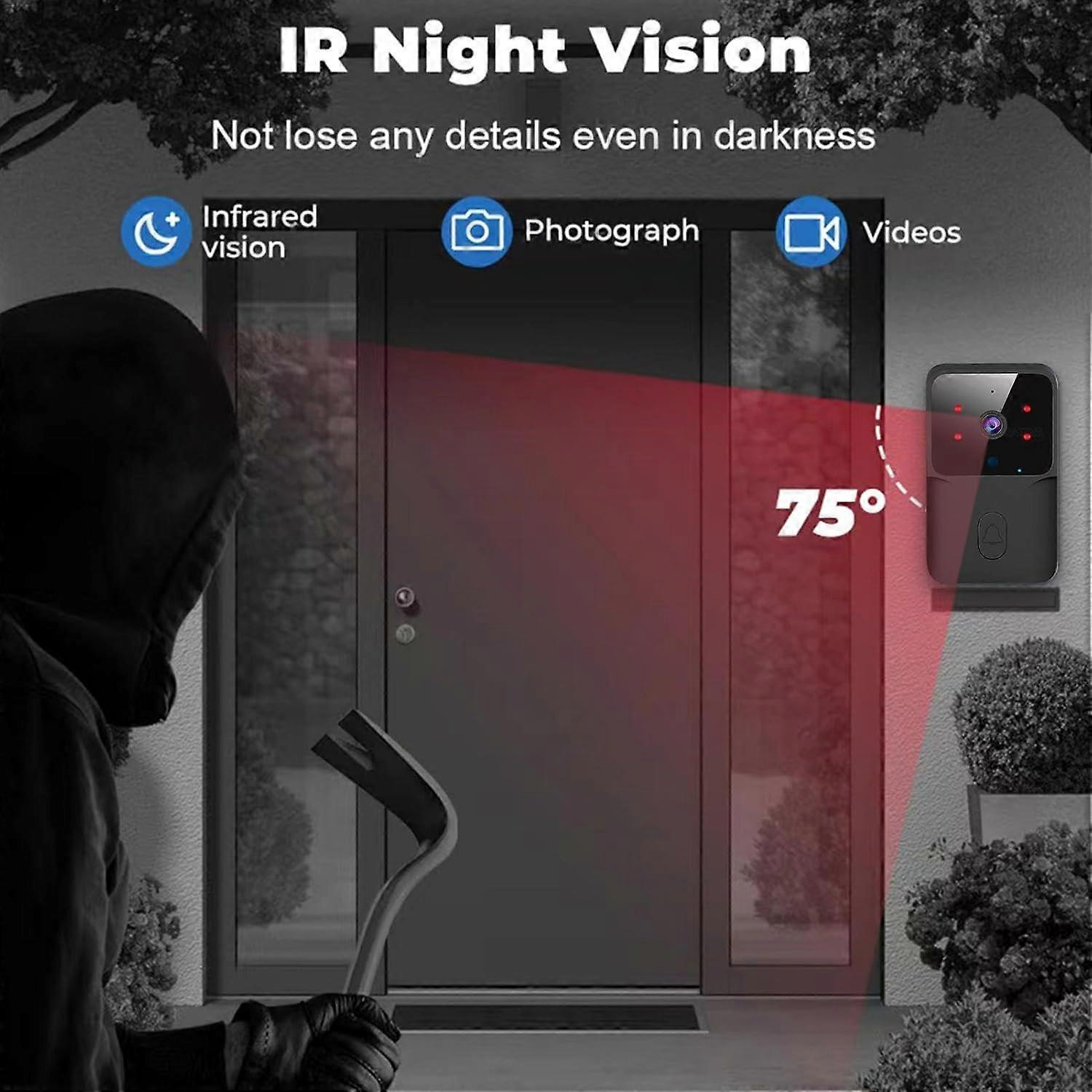 Video Doorbell Camera Battery Powered | Simpledeals
