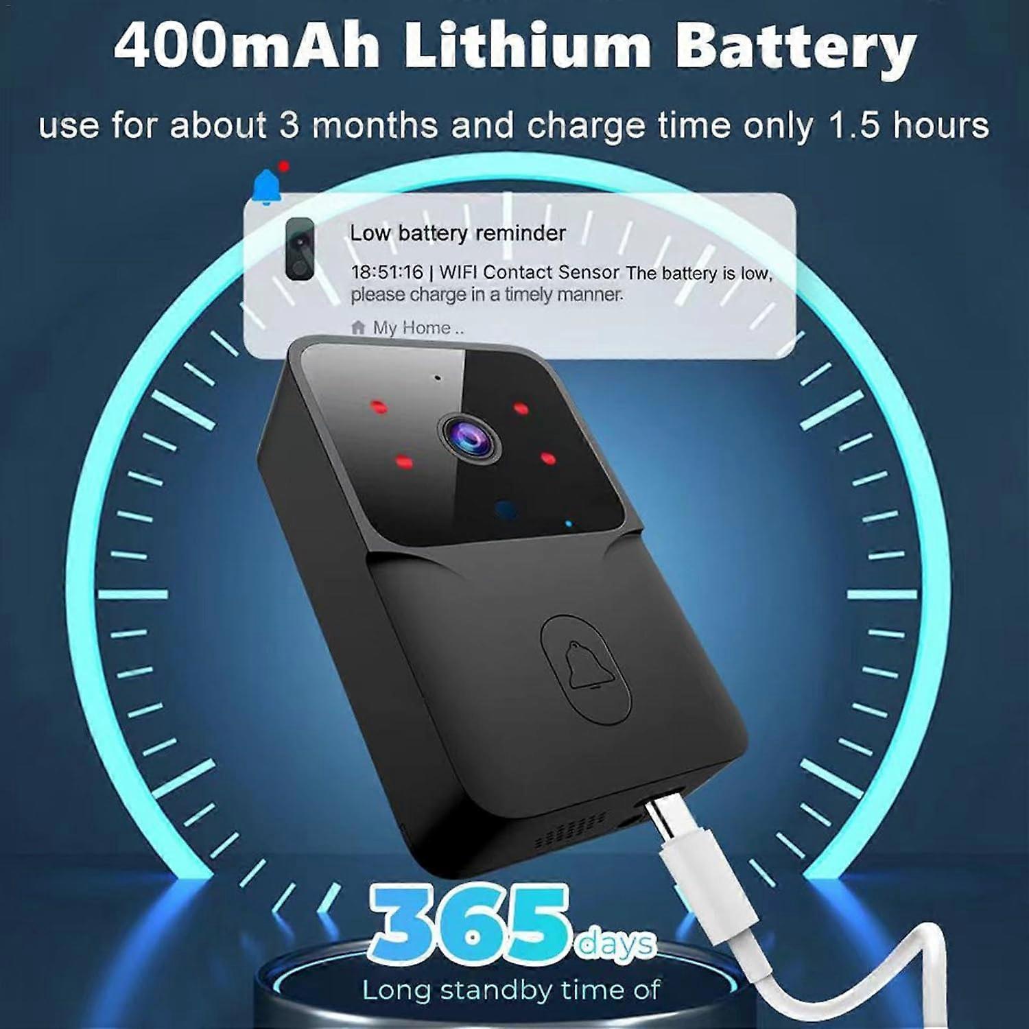 Video Doorbell Camera Battery Powered | Simpledeals