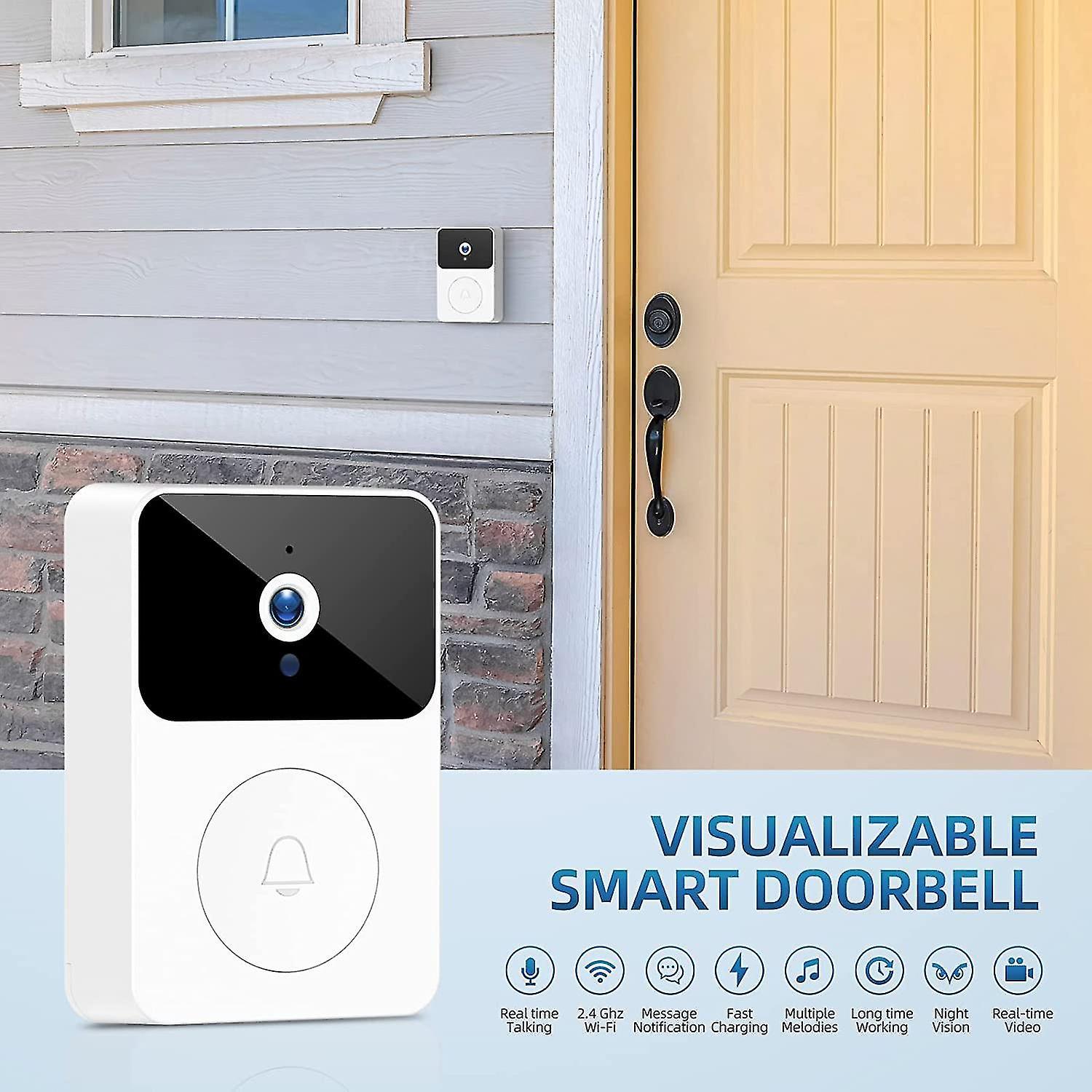 Wireless Video Doorbell Camera Chime 2.4GHz | Simpledeals