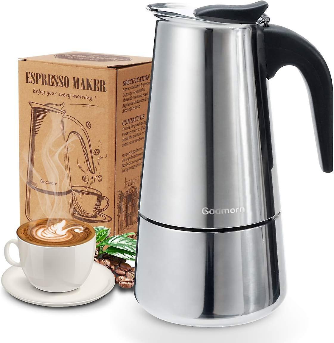 Moka Pot 300ml Stovetop Espresso Maker Induction | Simpledeals