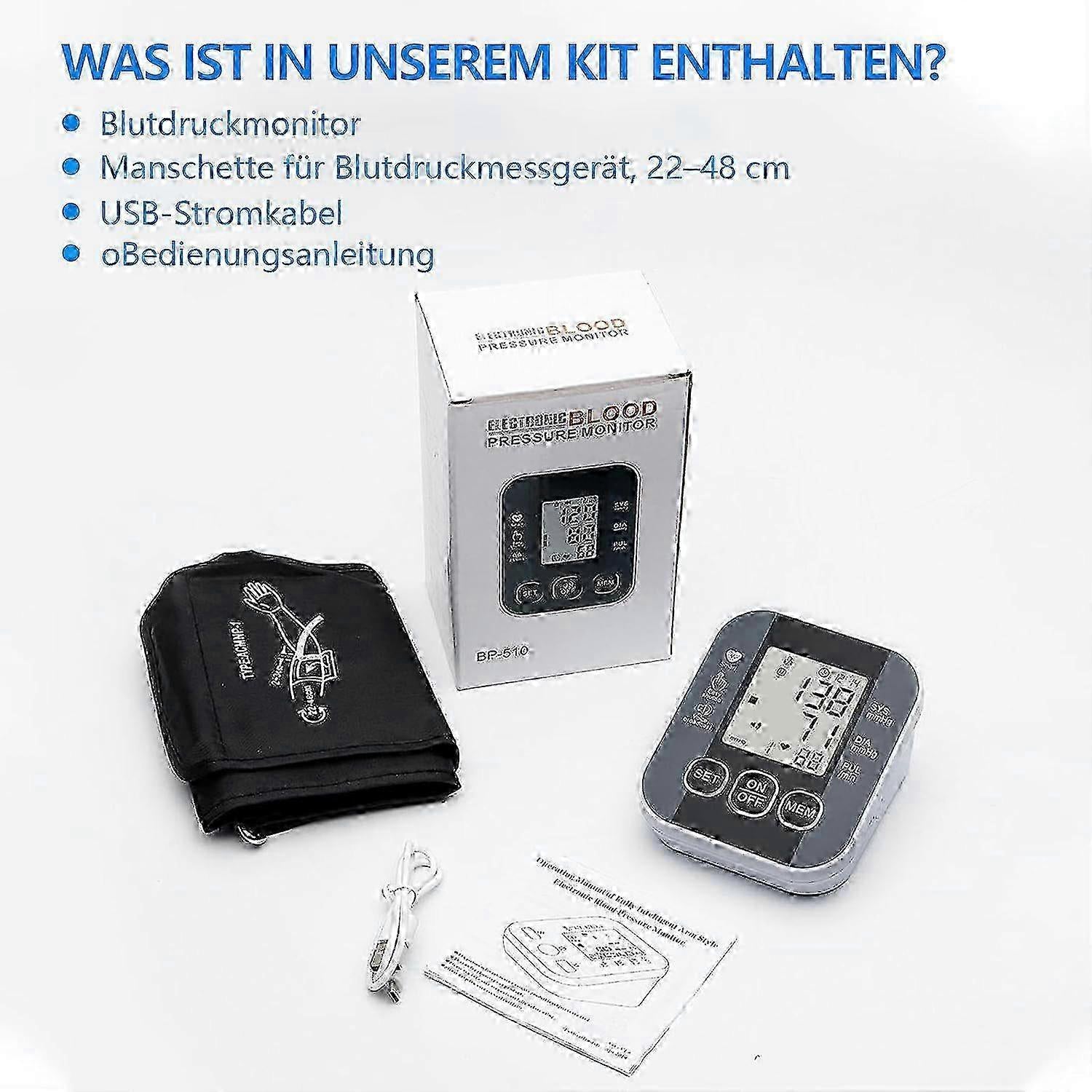Upper Arm Blood Pressure Monitor Digital | Simpledeals