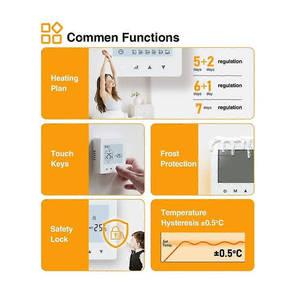 Smart Wireless Thermostat Gas Boiler Controller | Simpledeals
