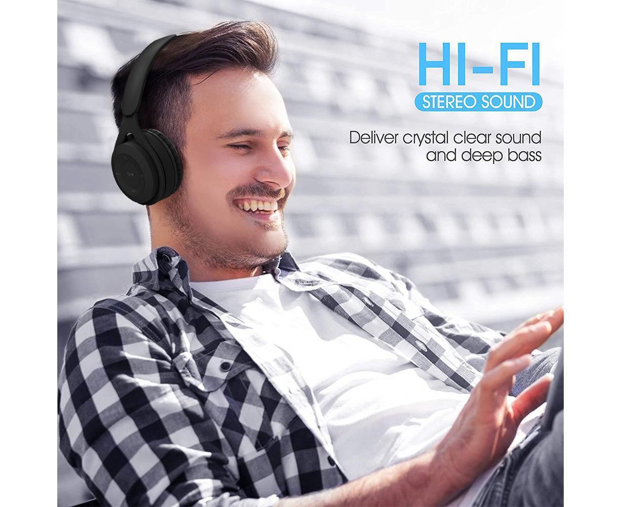 Bluetooth Over-Ear Headphones Wireless Mic | Simpledeals