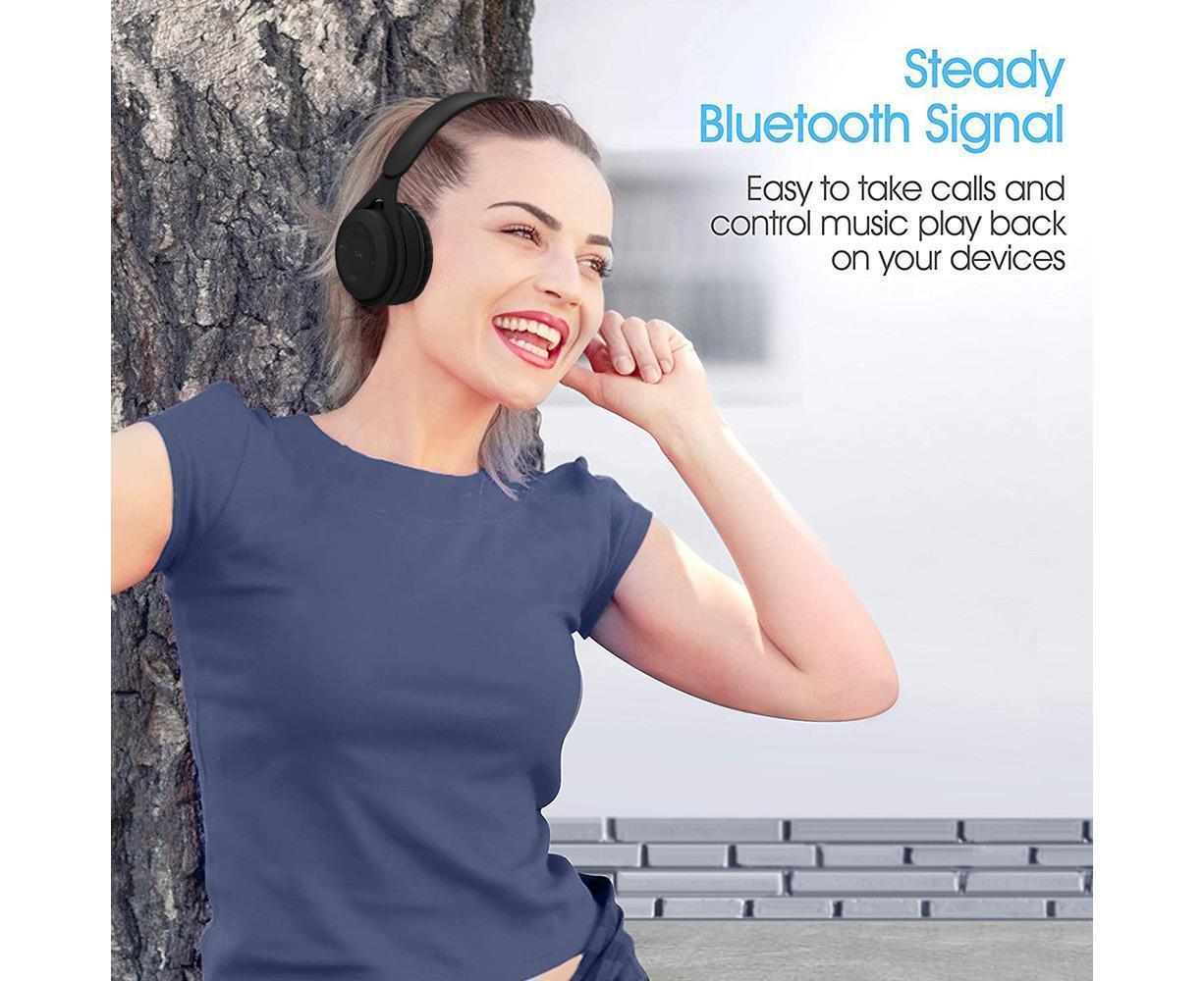 Bluetooth Over-Ear Headphones Wireless Mic | Simpledeals