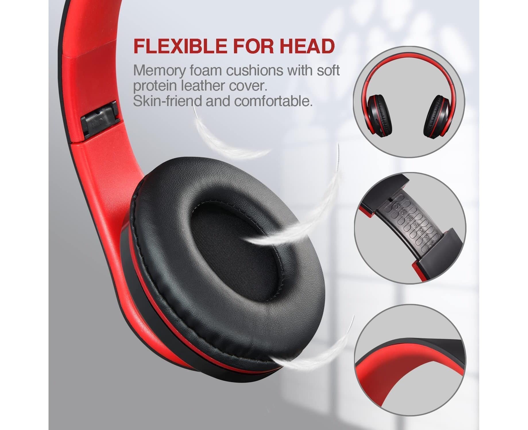 Bluetooth Over Ear Headphones Stereo Bass Mic | Simpledeals