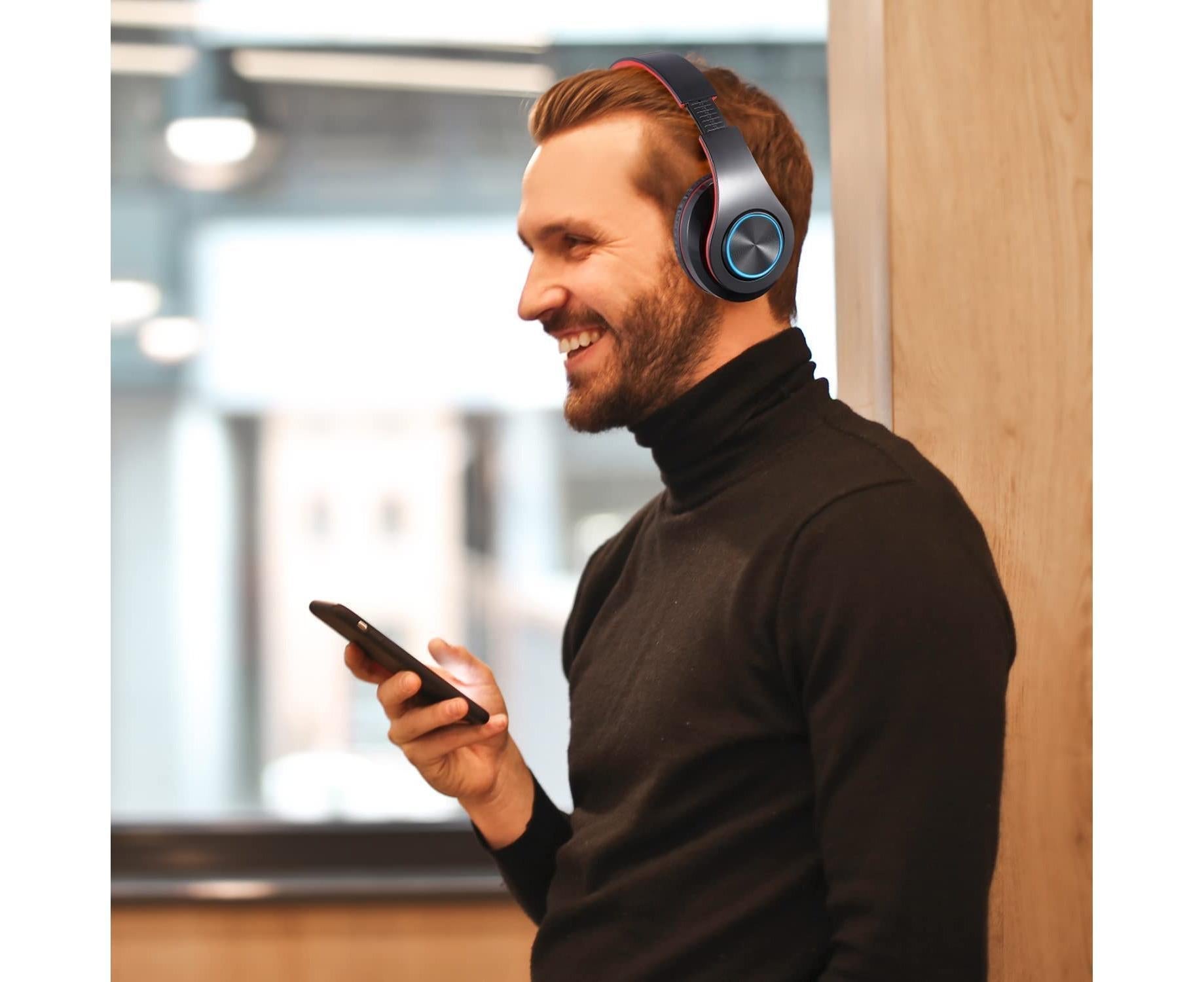 Bluetooth Over Ear Headphones Stereo Bass Mic | Simpledeals