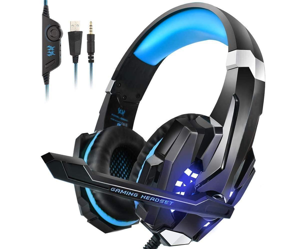 Gaming Headset Noise Cancelling LED Over Ear | Simpledeals