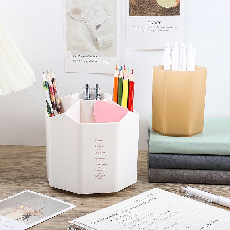 360 Rotating Desk Pen Organiser Pencil Cup | Simpledeals