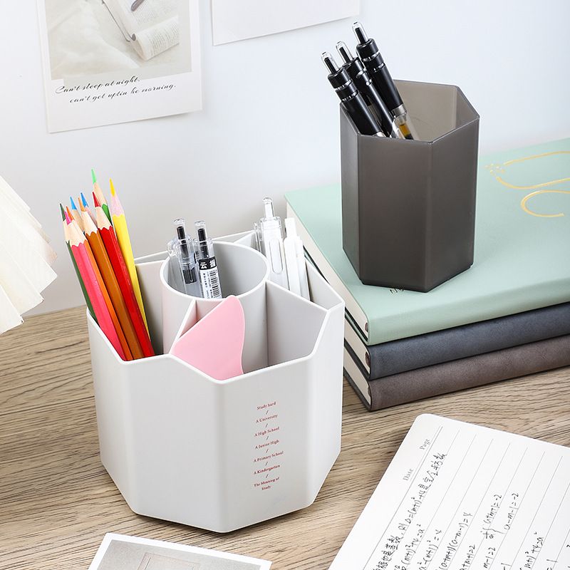 360 Rotating Desk Pen Organiser Pencil Cup | Simpledeals