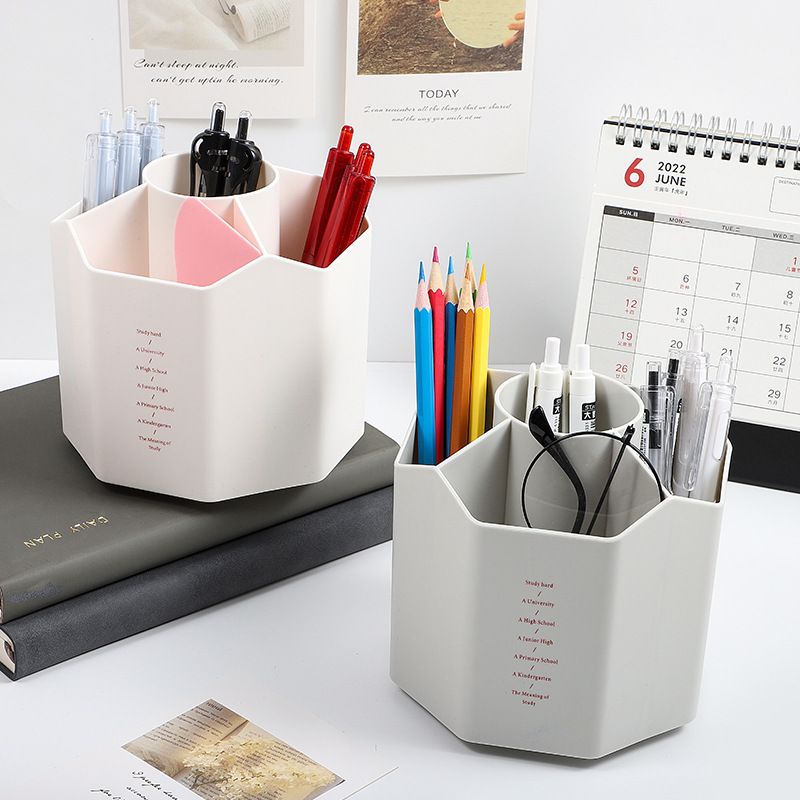 360 Spinning Desk Organiser Stationery Holder | Simpledeals